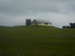 house on top of the hill