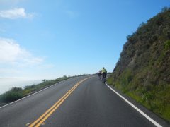 rolling climbs on Hwy 1