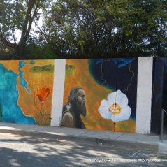 murals on Franklin Canyon