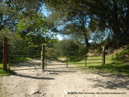 old briones rd trail gate