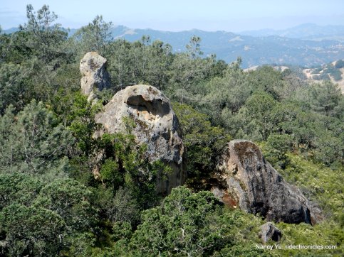 ridge top rock formations